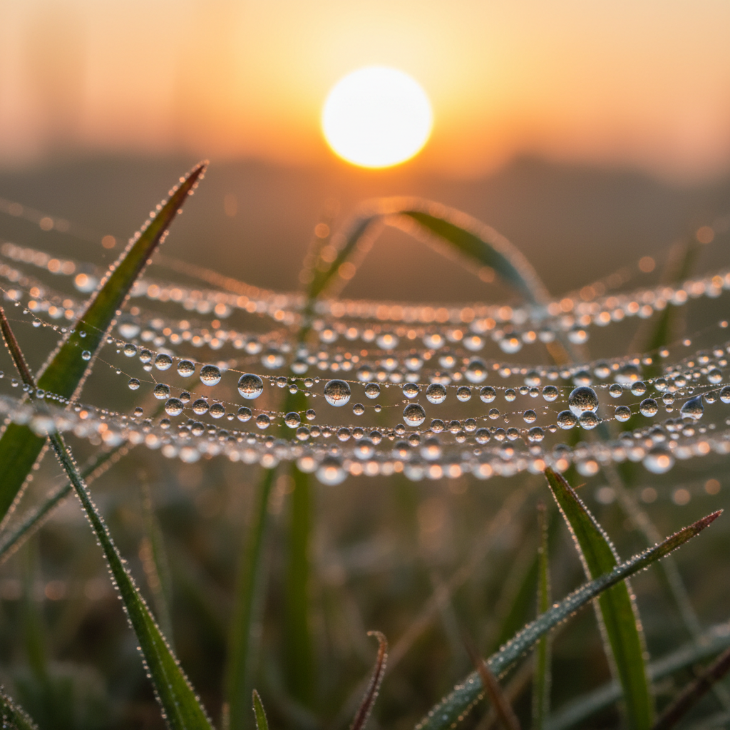 Dewdrops Macro